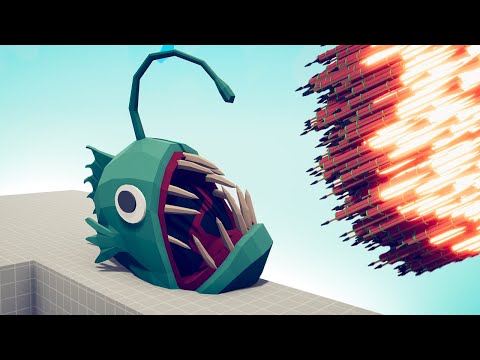 GIANT PIRANHA vs EVERY GOD - TABS | Totally Accurate Battle Simulator