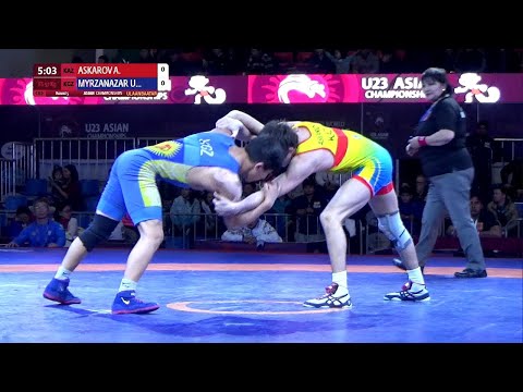 Round 5 FS - 57 kg: A. ASKAROV (KAZ) v. B. MYRZANAZAR U (KGZ)
