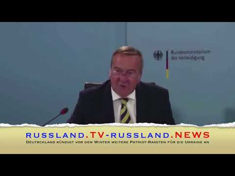 Deutschland kündigt vor dem Winter weitere Patriot Raketen für die Ukraine an