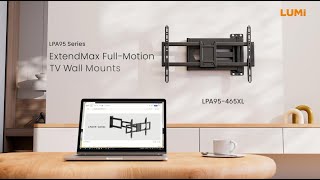ExtendMax Full-Motion TV Wall Mounts | LPA95 Series | LUMI