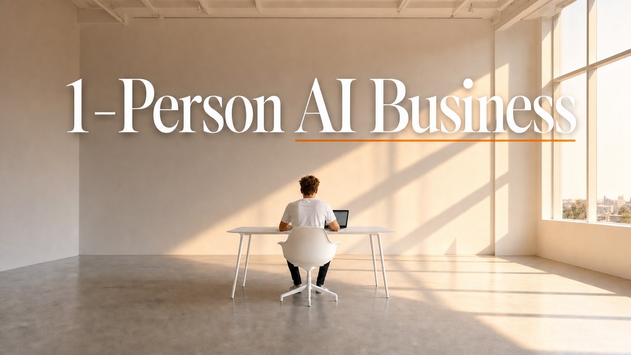 YouTube: Start a One-Person AI Business in 2026