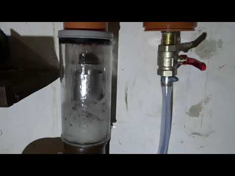 Huss Fallrohrfilter Juli 2021 bei Starkregen