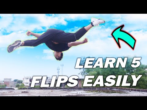 5 EASY FLIPS Tutorial / Anyone can learn !