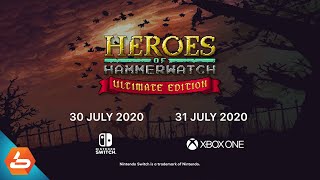 Heroes of Hammerwatch - Ultimate Edition Trailer | Nintendo Switch XBOX One | Online Co-Op Roguelite