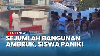 Situasi Mencekam di Mindanao Filipina! Sejumlah Bangunan Ambruk, Para Siswa Panik Berhamburan