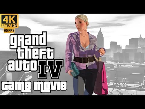 GTA IV - All Cutscenes (Game Movie) 4K Ultra 60 fps