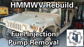 DIY Guide: 6.5L Diesel Injection Pump Removal on Surplus Humvee