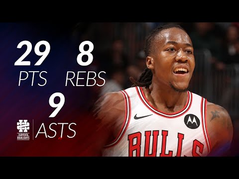 Ayo Dosunmu 29 pts 8 rebs 9 asts vs Heat 25/26 season