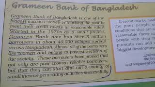 Grameen bank of Bangladesh// CBSE board 10