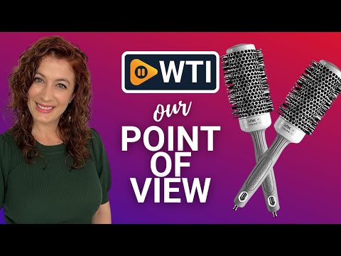 Olivia Garden Ceramic + Ion Round Thermal Hair Brush (not electrical) CI-45 (1 3/4"") - WTI product video review