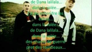 paroles manau -la tribu de dana
