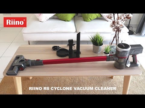 Riino r8 handheld cordless vacuum dual speed cyclone bagless...