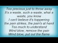 Sick Of It All - The Pain Strikes Lyrics
