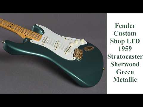 Fender Custom Shop Stratocaster 1959 LTD JRN Sherwood Green Metallic 2023 image 19