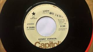 Lady + What Kind Of Mood (Will She Be In Tonight) , Kenny Vernon , 1973