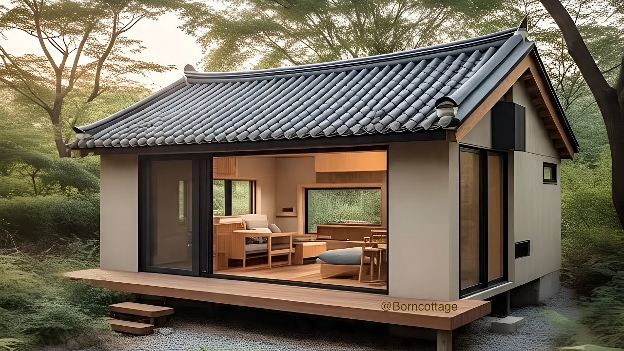 (5x7 Meters) Modern Small House Design with Floor Plan | Tiny Home