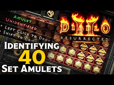 I found 40 Set Amulets and Identified them all - Diablo 2 Resurrected Ladder Season 1