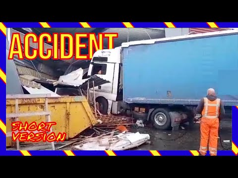 😱 Truck crasht in bedrijfspand – Niemand raakte gewond! 🚨 - VOLUNTEERS DUTCH FIREFIGHTERS -