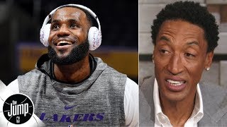 Scottie Pippen reacts to LeBron calling himself GOAT: 'You can't say you're the greatest' | The Jump