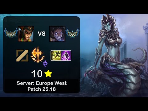 Cassiopeia Mid vs Sylas - EUW Challenger - Patch 25.18
