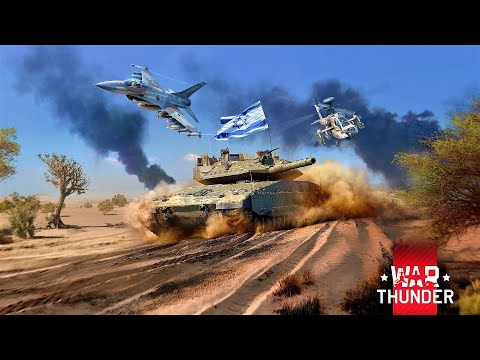 Israel Top Tier combo   // F-16A & Merkava Mk.4  gameplay  // War Thunder //