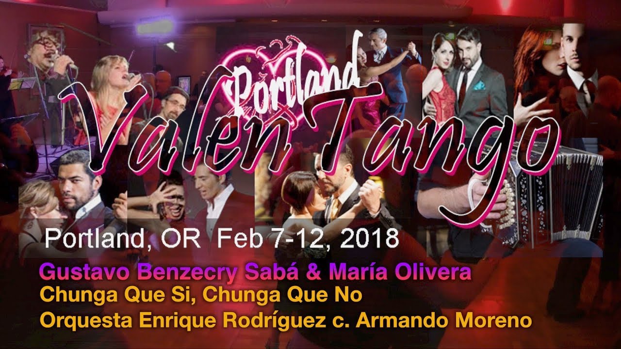 Gustavo Benzecry Sabá & María Olivera -Chunga Que Si, Chunga Que No- Enrique Rodríguez - Valentango