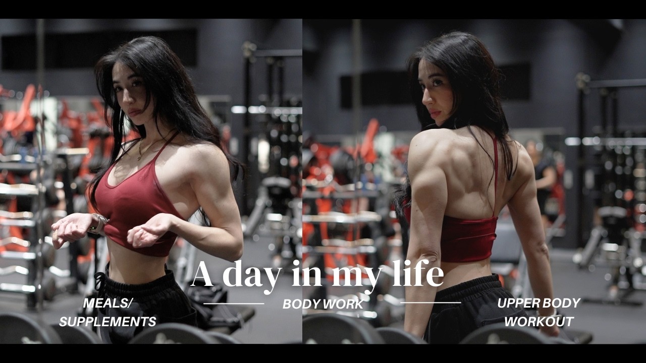 【減量vlog】食事・整体・背中＆肩トレ