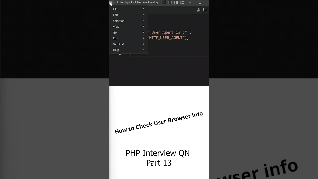 PHP Interview Program || #PHP_interview #preparation  #shorts #2023  #php  Part - 13