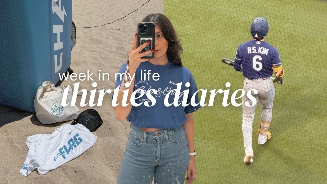 Life in my Thirties ⚡️ My First Chargers Social Club Event, Dodgers Freeway Series Game, Thrifting