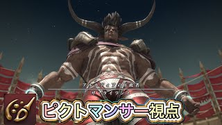 【FF14】アルカディア零式ヘビー級3層　【ピクトマンサー 】視点