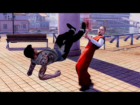 Sleeping Dogs (PC) - Funny & Brutal Ragdolls - Free Roam Gameplay [4K/60FPS]