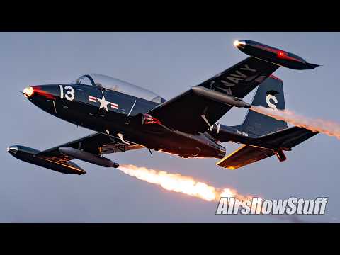 Vintage Jets at Sunset! MiG-17 and Super Pinto - EAA AirVenture Oshkosh 2025