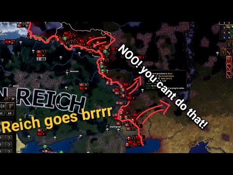 Soviet Union but Germany is MAX buffed