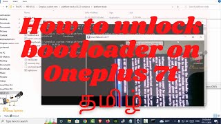 How to Unlock Bootloader on OnePlus 7T | தமிழ் | 2022 | OEM unlock