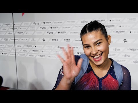 Cloe Godoy (PAN) Interview 2019 Worlds Stuttgart - Qualifications