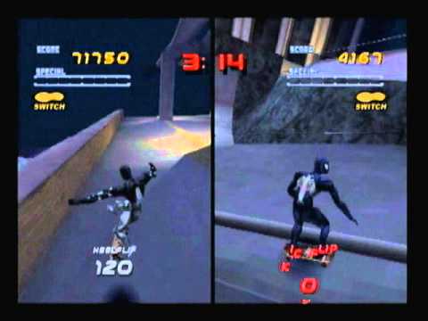 Tony Hawk 2 Spider-man Skate-off