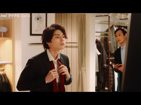 本田響矢、爽やかな男子高校生に！スーツで繋がる親子の絆にグッとくる　青山商事新WebCM『親と着てよかった。』成人式編公開