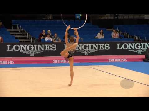 MATEVA Maria (BUL) – 2015 Rhythmic Worlds, Stuttgart (GER), Qualifications Hoop