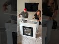 We bought a Temu fireplace?! Watch till the end to see the RESULTS! 🤯 #temu #furniture #couple
