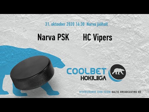 Narva PSK - HC Vipers 31.10.2020 Coolbet Hokiliiga