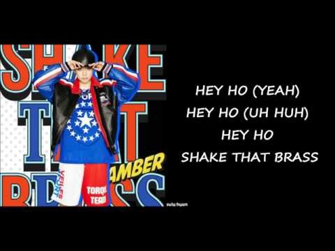 AMBER ft. Taeyeon -  Shake that Brass Lyrics