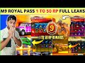 🔥 Month 9 Royal Pass Rewards | M9 Royal Pass Leaks - M9 Royal Pass