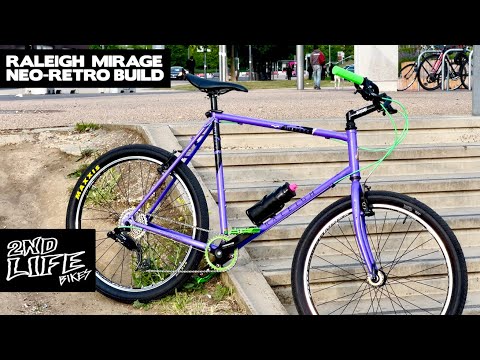 Raleigh Mirage Neo-Retro build - Commuter bike vintage MTB 1989