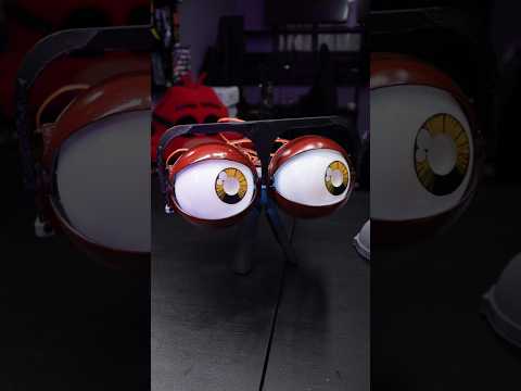 A look at Foxy's eye mechanism! Full tutorial coming soon :] #fnaf #fivenightsatfreddys #robotics