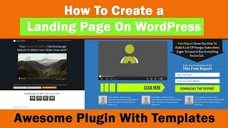 How To Create a Landing Page On Wordpress - The Best Wordpress Landing Page Plugin