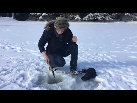 Checking ice thickness for the Plunge