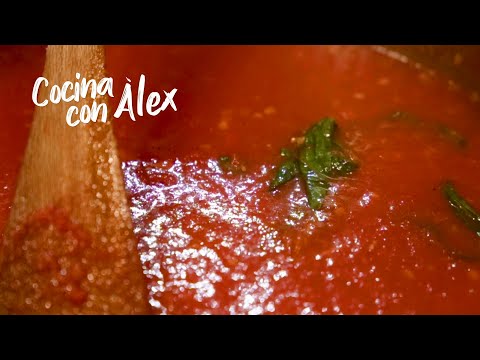 ‘Cocina con Àlex’ la mejor salsa de tomate del mundo