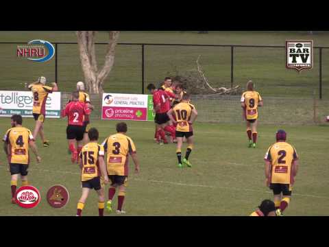 2015 NHRU Round 13 Premier 3 Highlights - Waratah v Lake Macquarie