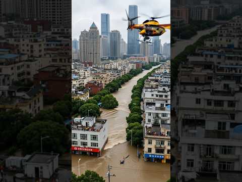 "China’s New Rescue Helicopter CRASHES During Wuhan Flood Chaos!"