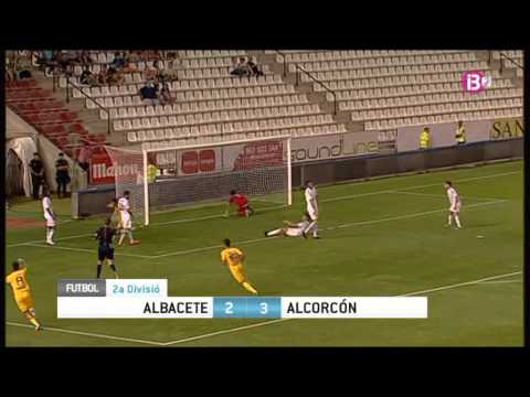 Gol David Rodríguez  Albacete 2 - Alcorcón 3. Liga Adelante 14/15